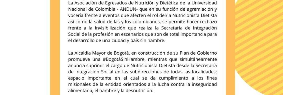 Comunicado SDIS