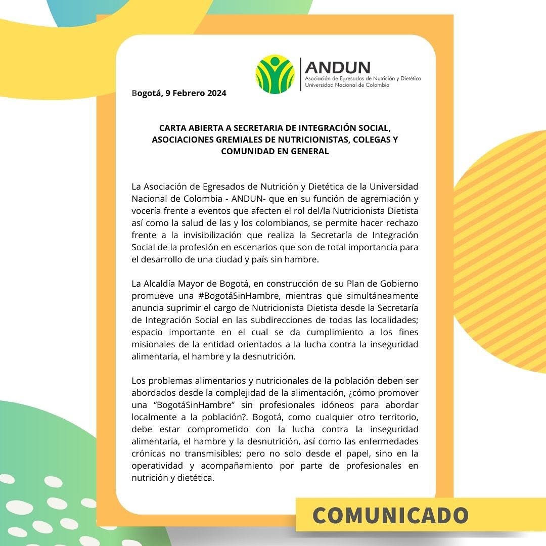 Comunicado SDIS