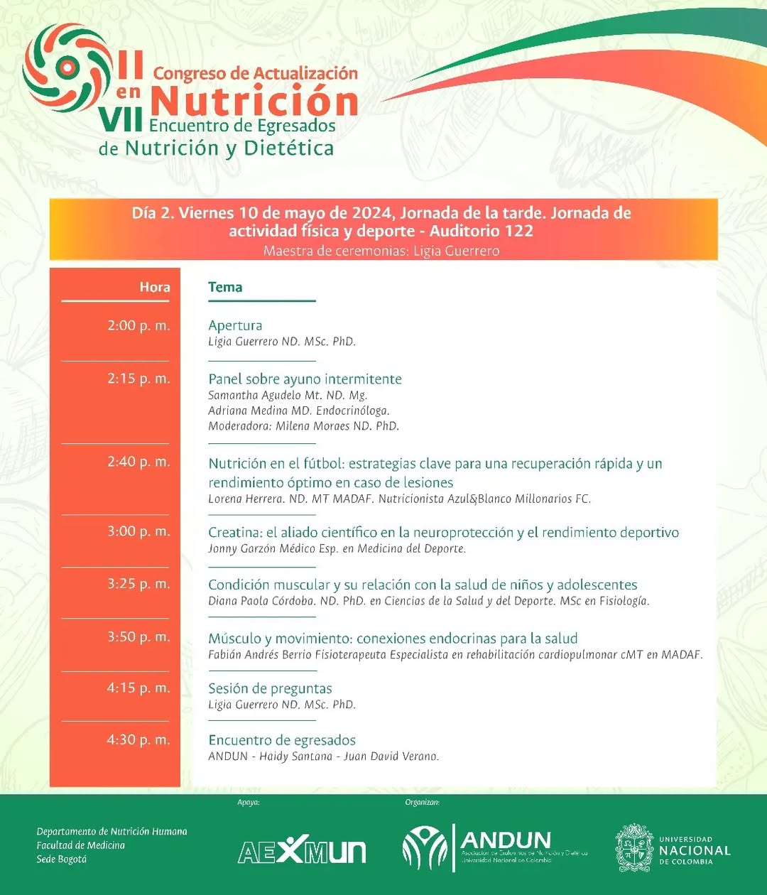 II Congreso Actualización Nutrición